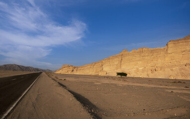 Eastern desert. Wadi Hammamat. Red sea. Egypt.