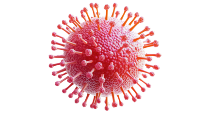 Virus, bacteria transparent background