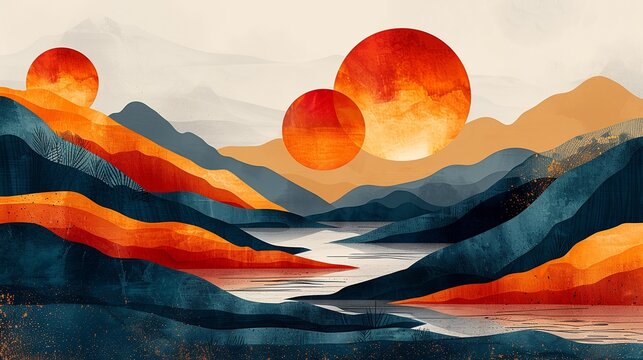 Harmonious backdrop with clean lines, balanced patterns, and subtle textures, ideal for conveying a modern and polished aesthetic with a professional touch. high resolution Illustration, in the style