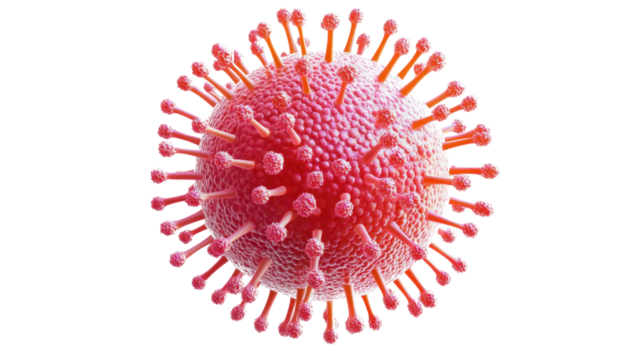 Virus, bacteria transparent background