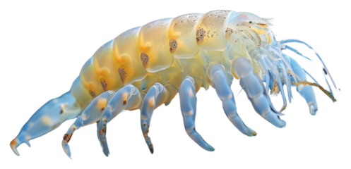 PNG Amphipod underwater seafood animal.