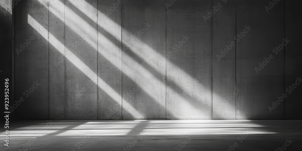Aufkleber a sturdy concrete wall and smooth floor create an ideal backdrop for showcasing striking light and s