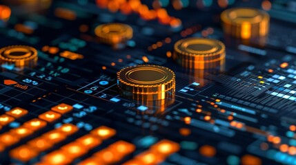 Analytics and valuation design with emphasis on IPOs, mergers, and acquisitions, perfect for professional visuals focused on investment and financial decision-making. high resolution Illustration, in