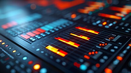 Investment and ROI background featuring detailed analytics and portfolio management, ideal for creating visuals focused on financial growth and investment returns. high resolution Illustration, in