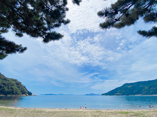 海水浴場の景色