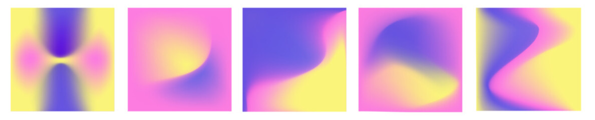 Fototapeta premium social media gradient vintage pink purple yellow pages square backgrounds for social media designs