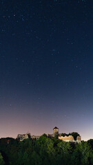 Tenczyn Castle in Rudno under the stars | Poland
