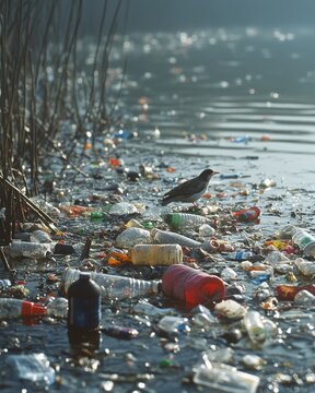 Environmental impact of plastic pollution in river ecosystems