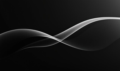 A black and white image of a wave. The image is monochromatic and has a very strong, almost aggressive feel to it. The wave appears to be moving quickly