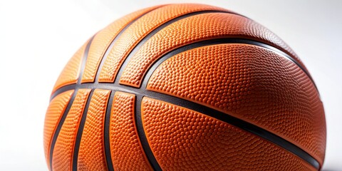 Close-up of a Basketball's Texture, orange, black, leather, sphere, sports, basketball
