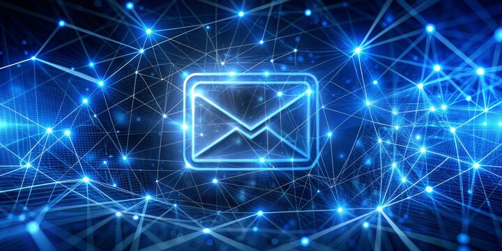 Digital Network Email Communication, network, digital, communication, email