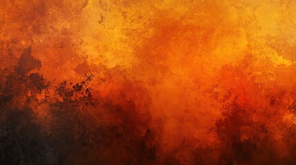 Vibrant orange and dark brown in a grainy gradient background offering a warm bold contrast
