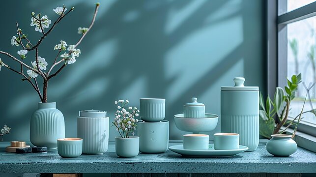 Chic high-quality packaging incorporating eco-friendly materials and a refined versatile design perfect for effective contemporary product branding and display. high resolution Illustration in the