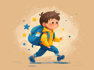 Back to school and education theme Vector illustration