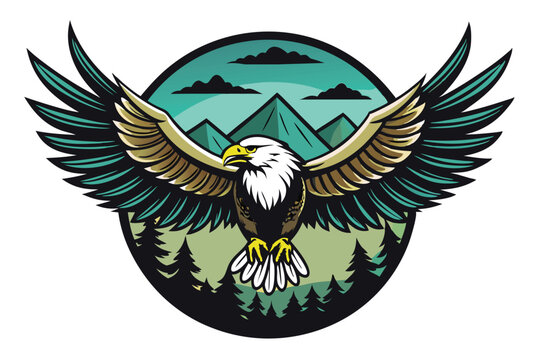 recommend clip art: falcon silhouette vector illustration 