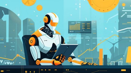 In the future, AI robo-advisors will manage investments and offer personalized advice effortlessly.
