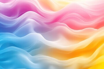 Obraz premium Soft and liquid color waves background, ai