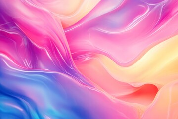 Obraz premium Soft and liquid color waves background, ai