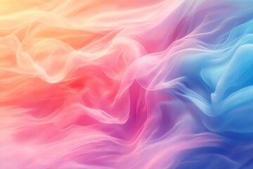 Fototapeta premium Soft and liquid color waves background, ai
