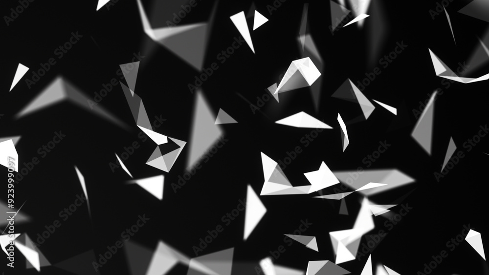 Poster abstract background with connecting dots and lines. network connection structure. data technology an