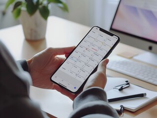 Efficient Schedule Planning Concept with Person Using Digital Calendar on Mobile Phone