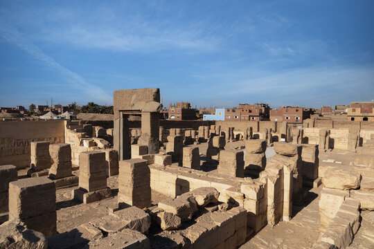 The temple of Abydos Egypt.