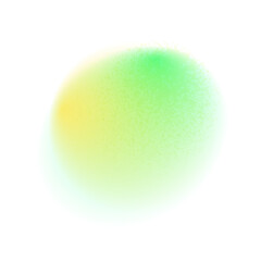 Color circle gradient noise gradation. Abstract colorful watercolor blur mesh shape on white background. Gradient aura, grain neon blob with noise effect vector illustration.