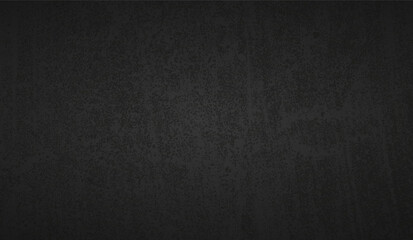 Realistic textured grunge vector dark black concrete wall background. Grunge texture background. Vector distressed texture. Dust overlay distress grain. Vector illustration.