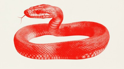 Fototapeta premium A minimalist calendar design for 2025 featuring a snake motif subtly integrated into the layout with a focus on sustainability and natural materials