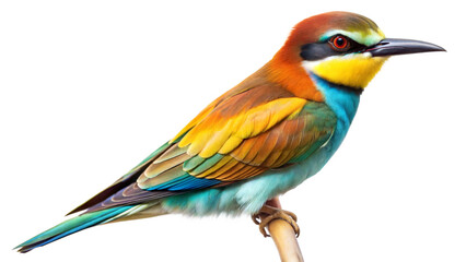 european bee eater on a transparent background
