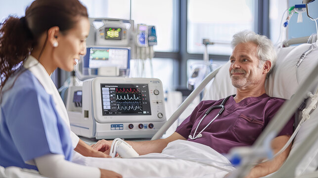 doctor checking blood pressure