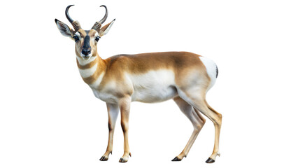 Fototapeta premium pronghorn on a transparent background