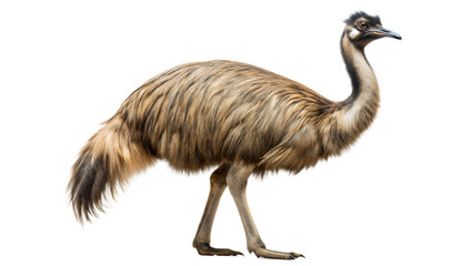 Fototapeta premium emu on a transparent background
