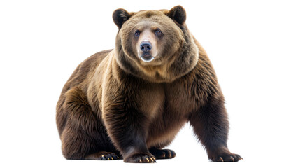 grizzly on a transparent background