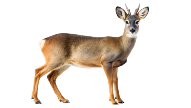 roe deer on a transparent background