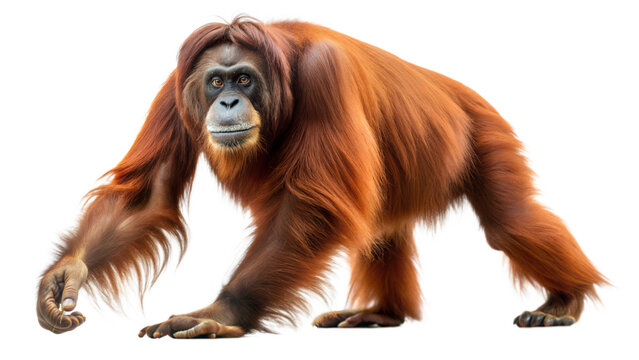 orangutan on a transparent background