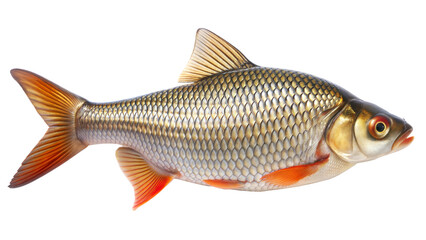 Fototapeta premium roach fish on a transparent background