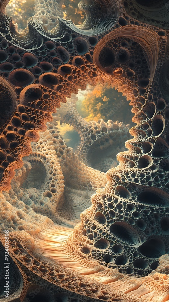 Poster Abstract Porous Structure with Light Filtering Through Openings