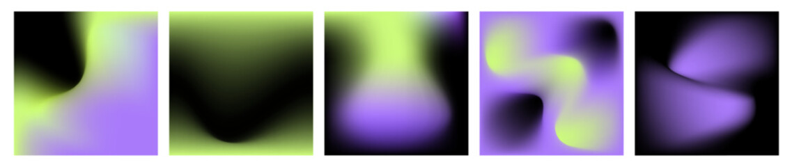 Obraz premium social media gradient vintagepurple green black pages square backgrounds for social media designs