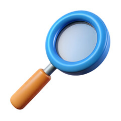 3D Magnifying Glass Icon