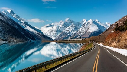 Fototapeta premium road in the mountains