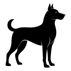 peeking-dog-clipart-silhouettes