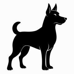 peeking-dog-clipart-silhouettes