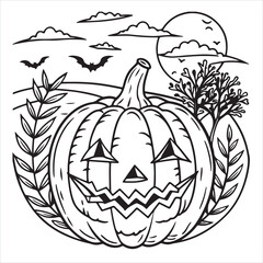Halloween Image Vector Design