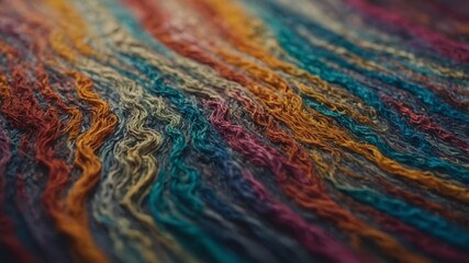 A modern tapestry featuring abstract swirls of color ripples as well as twis also known asts in the gentle wind.