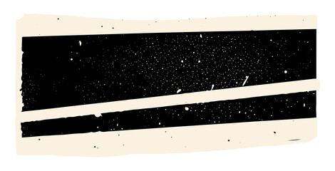 PNG  black paper element, transparent background