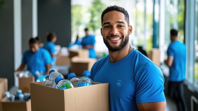 The Volunteer Holding Box