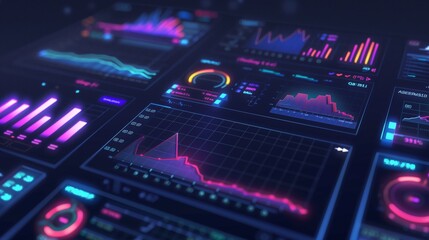 A digital interface shows investment options, returns, and risks, enabling informed decisions easily.