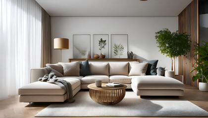  Modern Living Room Interior- A stylish and contemporary image of a modern living room inter_1(466)