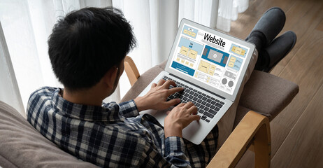 Website design software provide snugly template for online retail business and e-commerce